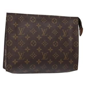 LOUIS VUITTON Monogram Poche Toilette 26 Pouch M47542 LV Auth yk18985